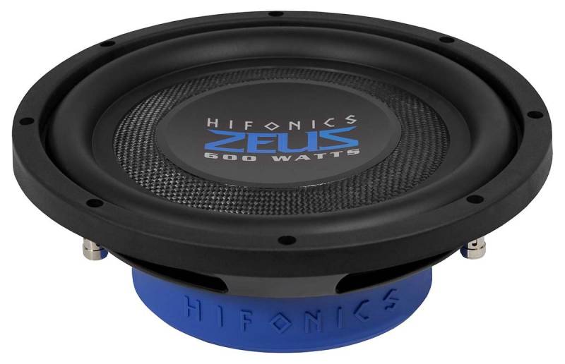 Hifonics ZST10D4 25 cm (10) 250mm FLACH Flat Shallow Subwoofer Auto-Subwoofer (300 W, max.: W 25 cm) von Hifonics