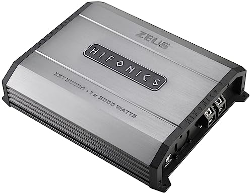Hifonics ZXT5000/1 | Ultra Class D Mono Verstärker Monoblock mit 1 x 1800/3100/5000 Watt/RMS @ 4/2/1 O von Hifonics