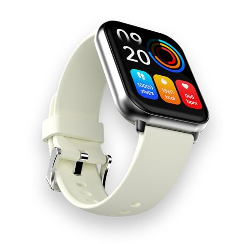 HiFuture Future Zone2 Bluetooth Calling Smart Watch Silver White von Hifuture