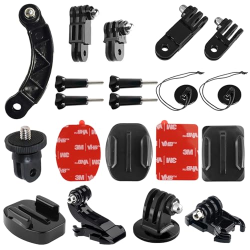 Higatful Basic Adapter Grab Bag Zubehör-Set für GoPro Hero 12 11 10 9 8 7 6 5 Blcak Max Insta360 X3 und DJI OSMO Action 2 3 4 Higatful Basic Adapter Grab Bag Zubehör-Set für GoPro Hero 12 11 10 9 8 7 6 5 Blcak Max Insta360 X3 und DJI OSMO Action 2 3 4 von Higatful
