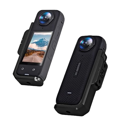 Higatful Horizontale Halterung für Insta360 X4, 90 Grad Aluminium, vertikale Halterung, Adapter, Winkeladapter für Insta 360 X4, Schwarz Higatful Horizontale Halterung für Insta360 X4, 90 Grad Aluminium, vertikale Halterung, Adapter, Winkeladapter für Insta 360 X4, Schwarz von Higatful