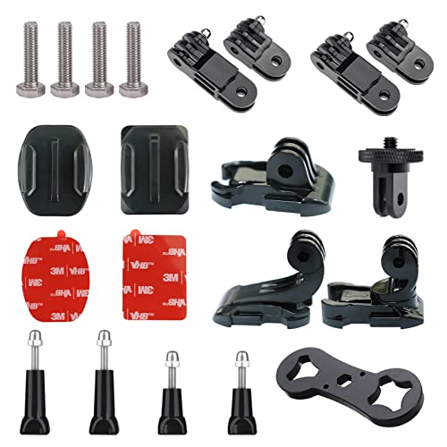Higatful Motorradhelm Kinnhalterungs-Kit für Insta360 ONE X3 X2 X RS R GO2, Haltetasche für GoPro Higatful Motorradhelm Kinnhalterungs-Kit für Insta360 ONE X3 X2 X RS R GO2, Haltetasche für GoPro von Higatful