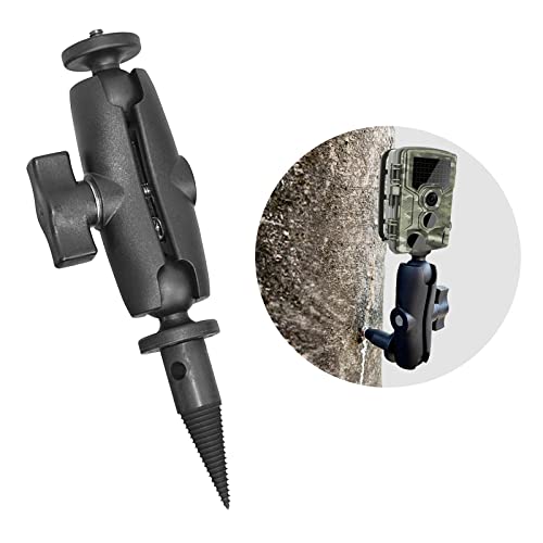 Higatful Trail-Kamera-Halterung, schwarz, kompatibel mit 1/4 Zoll x 20 Gewindeeinsatz, unterstützt GoPro, Insta360 ONE X2, DJI OSMO Action 2, Trail Hunting Game Kamera, 360° drehbar, Baumhalterung Higatful Trail-Kamera-Halterung, schwarz, kompatibel mit 1/4 Zoll x 20 Gewindeeinsatz, unterstützt GoPro, Insta360 ONE X2, DJI OSMO Action 2, Trail Hunting Game Kamera, 360° drehbar, Baumhalterung von Higatful
