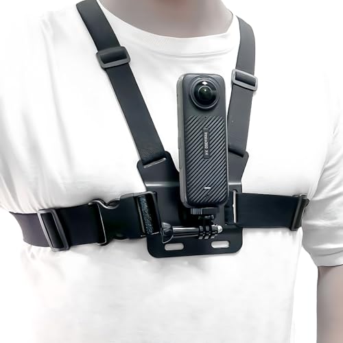 Verstellbarer Brustgurt für Insta360 X4 X3 X2 X ACE Pro ONE RS R GO 2 3, Brustgurt, Körperhalterung, Zubehör, kompatibel mit GoPro Hero Serie und DJI Osmo Action 2 3 4 Kamera-Aufsätzen Verstellbarer Brustgurt für Insta360 X4 X3 X2 X ACE Pro ONE RS R GO 2 3, Brustgurt, Körperhalterung, Zubehör, kompatibel mit GoPro Hero Serie und DJI Osmo Action 2 3 4 Kamera-Aufsätzen von Higatful