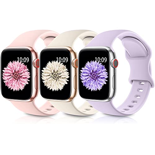 Higgs 3 Stück Silikon Sport Armbänder Kompatibel mit Apple Watch Armband 40mm 41mm 38mm 42mm 44mm 45mm 46mm 49mm Damen Herren, Ersatz Weiche Band für iWatch SE Series 10 9 8 7 6 5 4 3 2 1 Ultra Higgs 3 Stück Silikon Sport Armbänder Kompatibel mit Apple Watch Armband 40mm 41mm 38mm 42mm 44mm 45mm 46mm 49mm Damen Herren, Ersatz Weiche Band für iWatch SE Series 10 9 8 7 6 5 4 3 2 1 Ultra von Higgs