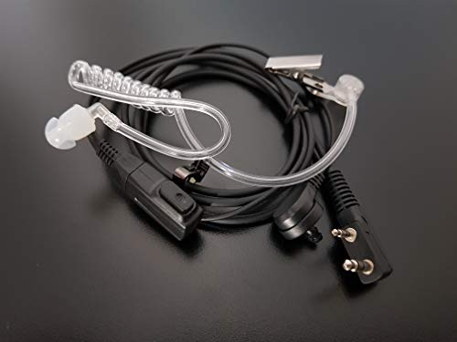 Kenwood Security Headset Funkgerät Baofeng Pofung Ohrhörer Kopfhörer Schallschlauch Mikrofon - 2 -Pin 3,5mm Klinke Metall Clips Kenwood Security Headset Funkgerät Baofeng Pofung Ohrhörer Kopfhörer Schallschlauch Mikrofon - 2 -Pin 3,5mm Klinke Metall Clips von High Security Standard