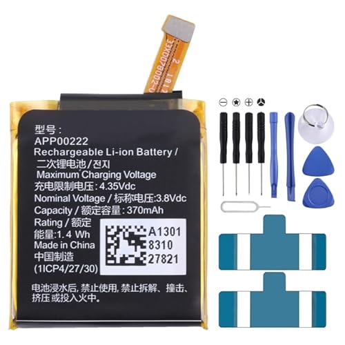 High-Tech Place Ersatz-Akku für Michael Kors Access Grayson MK5025, APP00222, 370 mAh High-Tech Place Ersatz-Akku für Michael Kors Access Grayson MK5025, APP00222, 370 mAh von High-Tech Place