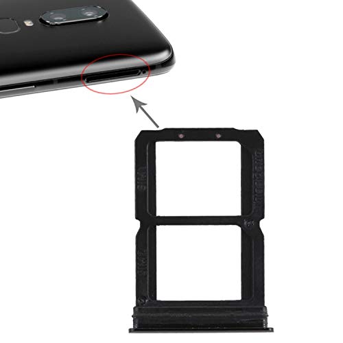 High-Tech Place Für OnePlus 6 Dual SIM-Kartenfach (schwarz) von High-Tech Place