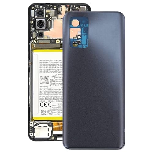 High-Tech Place Für Oppo Realme Q3 Pro 5G / Realme Q3 Pro Carnival Original-Akkudeckel + Zentralrahmen (schwarz) von High-Tech Place