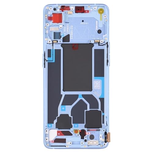 High-Tech Place Für Oppo Reno7 Pro 5G Front Housing LCD Frame Bezel Plate (Blau) von High-Tech Place