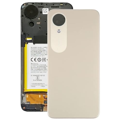High-Tech Place Für die Rückseite des Original-Akkus Oppo A17K (Gold) von High-Tech Place