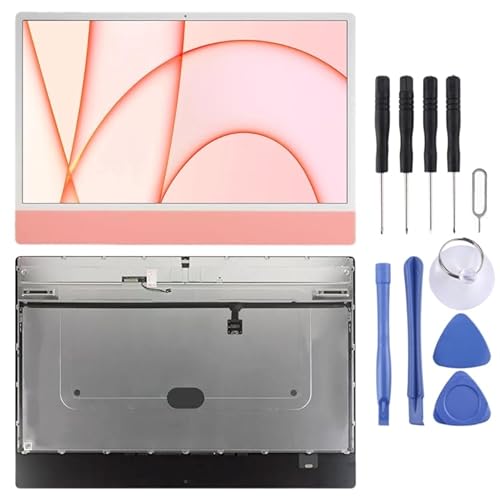 High-Tech Place Für iMac 24 Zoll A2438 A2439 2021 4,5K LM235UH1 SD C1 M1 M2 LCD Display (Rosa) von High-Tech Place