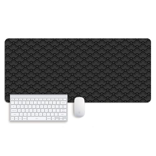 Highdi Gaming Mauspad 3D Druck Mauspad Groß Mousepad Genähten Kanten und Anti Rutsch Großes Mauspad Schreibtischunterlage Desk Mat für Büro, Tastatur, PC, Laptop (400 * 900 * 4mm,Textur 5) von Highdi