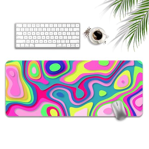 Highdi Gaming Mauspad Abstraktes Muster Mauspad Groß Mousepad Genähten Kanten und Anti Rutsch Großes Mauspad Schreibtischunterlage Desk Mat für Büro, Tastatur, PC, Laptop (400 * 800 * 3mm,Mehrfarbig) Highdi Gaming Mauspad Abstraktes Muster Mauspad Groß Mousepad Genähten Kanten und Anti Rutsch Großes Mauspad Schreibtischunterlage Desk Mat für Büro, Tastatur, PC, Laptop (400 * 800 * 3mm,Mehrfarbig) von Highdi