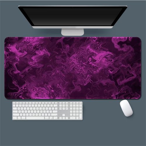 Highdi Gaming Mauspad XXL/XL, Groß Schreibtischunterlage Großes Mousepad Gaming PC Schreibtisch Matte Desk Mat Vernähte Kanten für Büro, Tastatur, Laptop (Treibsand 5,400 * 800 * 2mm) von Highdi