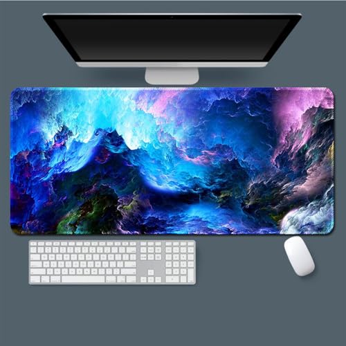 Highdi Gaming Mauspad XXL/XL, Muster Mauspad Groß Mousepad Genähten Kanten und Anti Rutsch Großes Mauspad Schreibtischunterlage Desk Mat für Büro, Tastatur, PC, Laptop (400 * 800 * 3mm,Stil 6) von Highdi