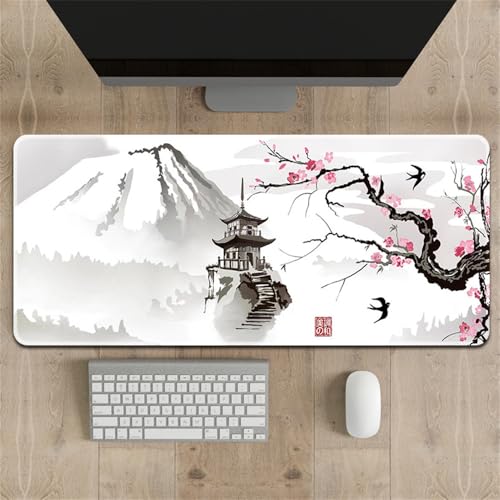Highdi Gaming Mauspad XXL/XL, Muster Mauspad Groß Mousepad Genähten Kanten und Anti Rutsch Großes Mauspad Schreibtischunterlage Desk Mat für Büro, Tastatur, PC (400 * 900 * 3mm,Chinesischer Stil 8) Highdi Gaming Mauspad XXL/XL, Muster Mauspad Groß Mousepad Genähten Kanten und Anti Rutsch Großes Mauspad Schreibtischunterlage Desk Mat für Büro, Tastatur, PC (400 * 900 * 3mm,Chinesischer Stil 8) von Highdi