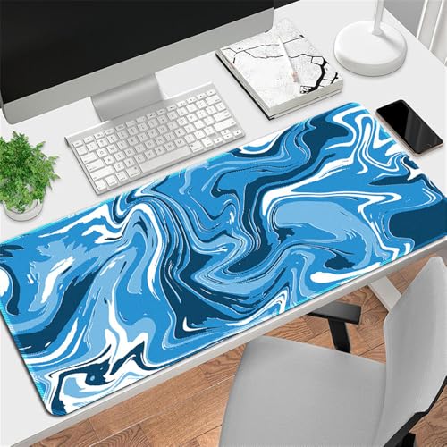 Highdi Gaming Mauspad XXL/XL/L, Graffiti Muster Mauspad Groß Mousepad Genähten Kanten und Anti Rutsch Großes Mauspad Schreibtischunterlage Desk Mat für Büro Tastatur PC Laptop (300x700x3mm,Blau 1) Highdi Gaming Mauspad XXL/XL/L, Graffiti Muster Mauspad Groß Mousepad Genähten Kanten und Anti Rutsch Großes Mauspad Schreibtischunterlage Desk Mat für Büro Tastatur PC Laptop (300x700x3mm,Blau 1) von Highdi