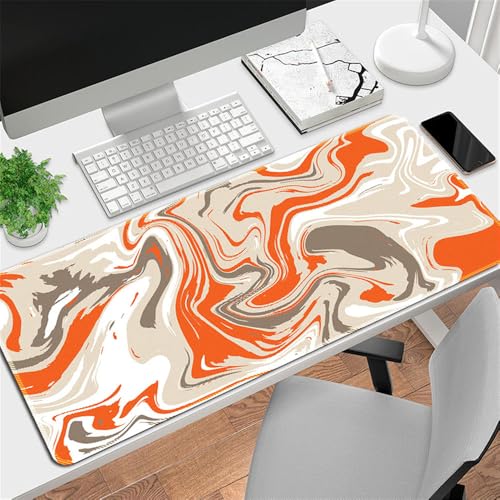 Highdi Gaming Mauspad XXL/XL/L, Graffiti Muster Mauspad Groß Mousepad Genähten Kanten und Anti Rutsch Großes Mauspad Schreibtischunterlage Desk Mat für Büro Tastatur PC Laptop (400x900x3mm,Orange) Highdi Gaming Mauspad XXL/XL/L, Graffiti Muster Mauspad Groß Mousepad Genähten Kanten und Anti Rutsch Großes Mauspad Schreibtischunterlage Desk Mat für Büro Tastatur PC Laptop (400x900x3mm,Orange) von Highdi