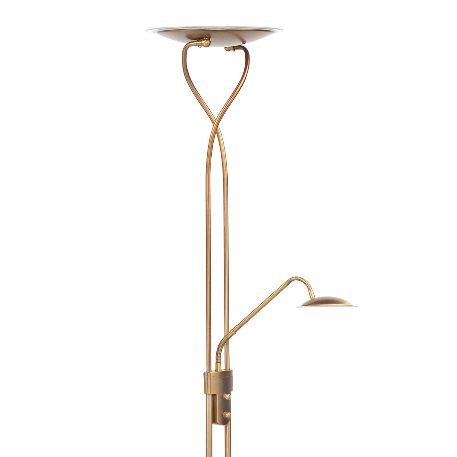 Empoli - LED-Deckenfluter in Bronze mit Leselicht Empoli - LED-Deckenfluter in Bronze mit Leselicht von Highlight