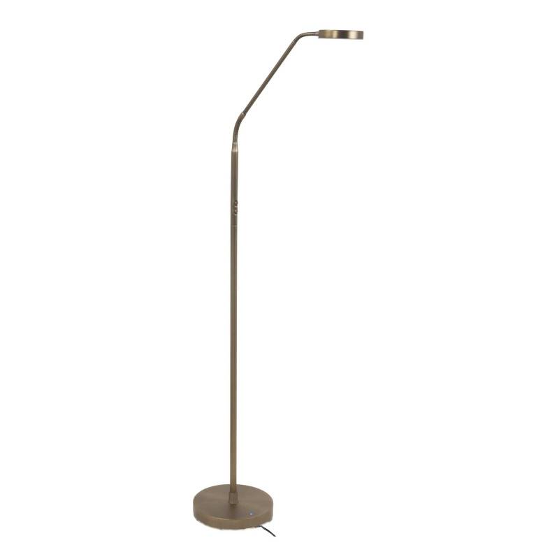 LED-Akku-Stehlampe Comfort, bronze, 135 cm Metall CCT Dimmer von Highlight