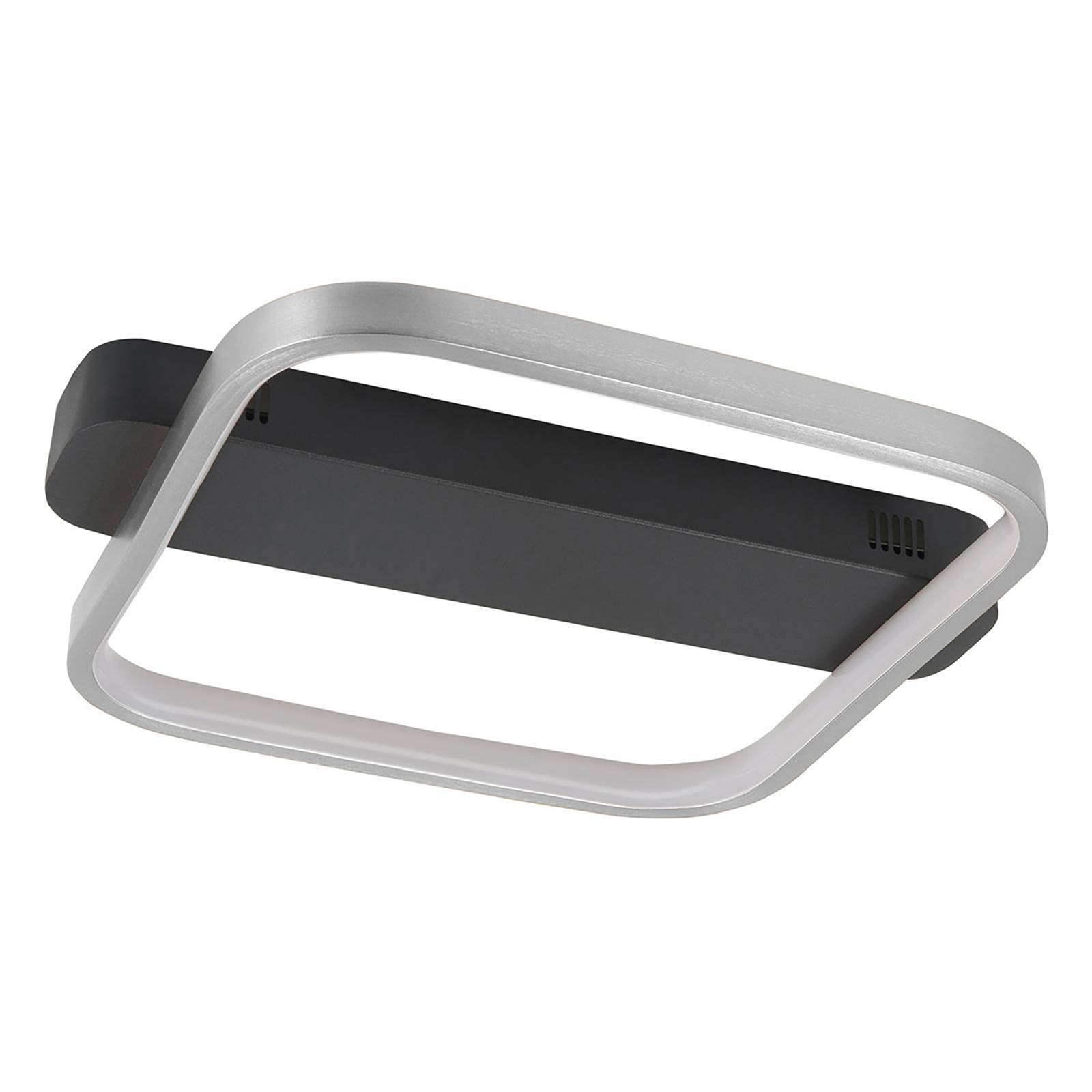 LED-Deckenleuchte Ascona, schwarz/nickel, 20 W LED-Deckenleuchte Ascona, schwarz/nickel, 20 W von Highlight