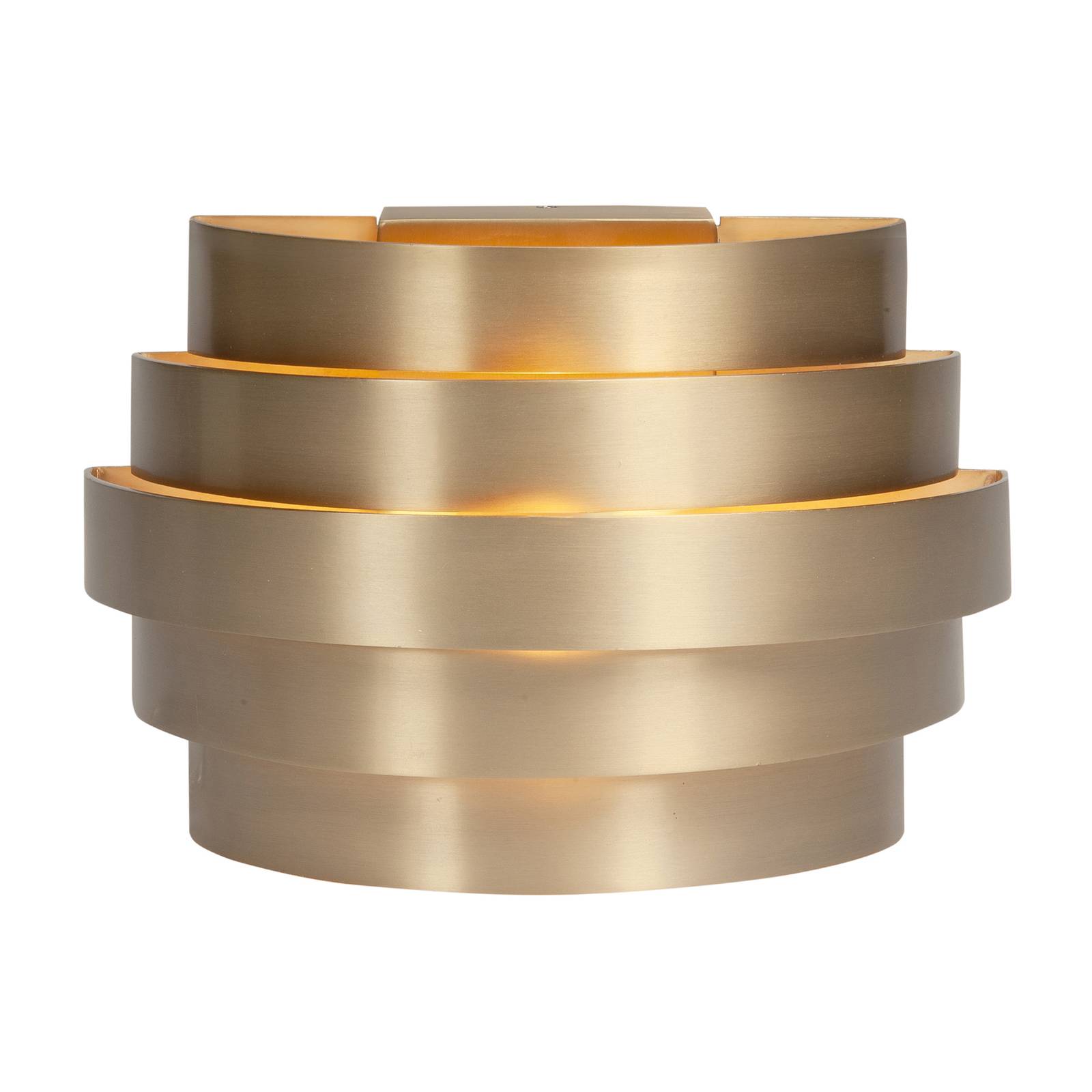 Wandleuchte Scudo, messing, Breite 20 cm, Aluminium, G9 Wandleuchte Scudo, messing, Breite 20 cm, Aluminium, G9 von Highlight