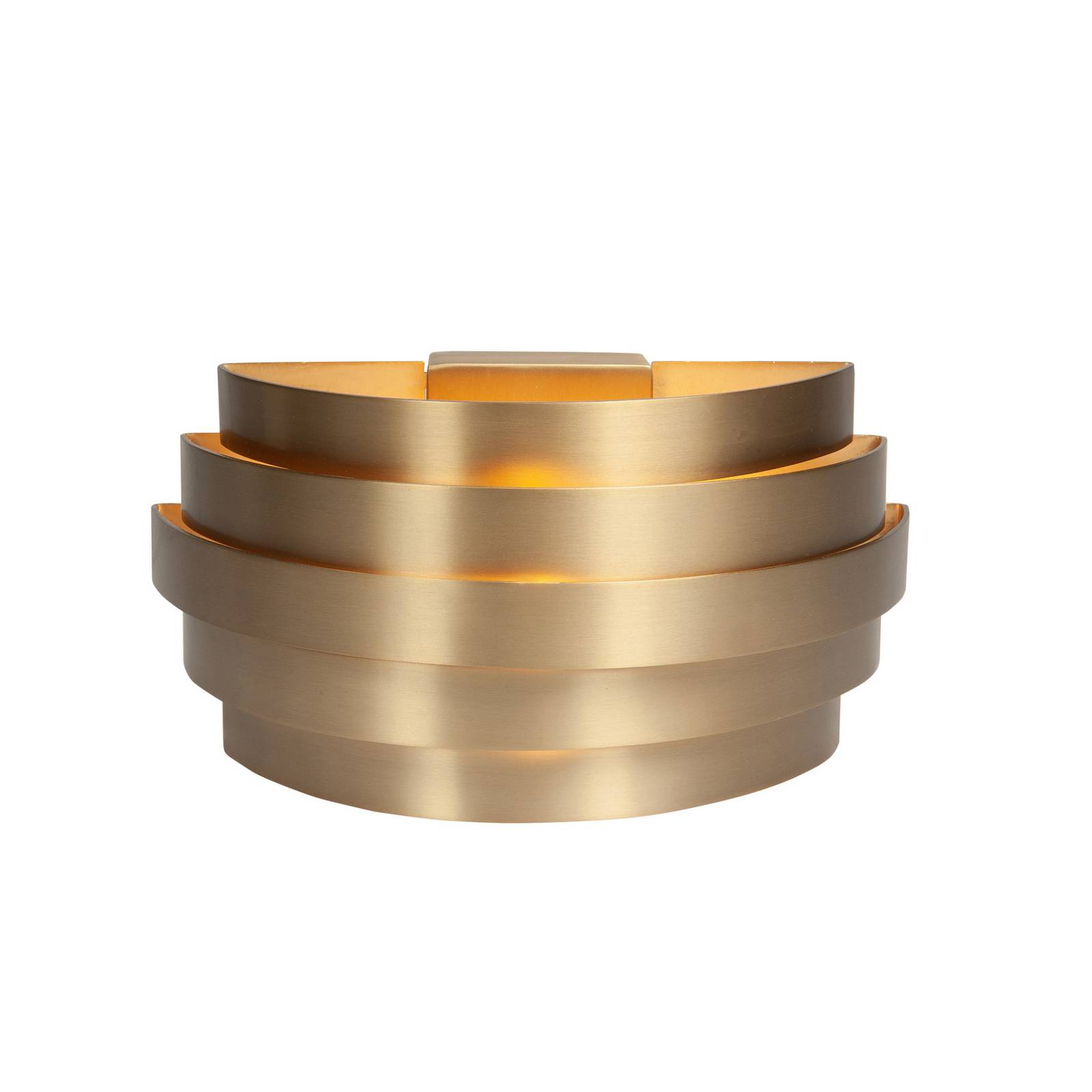 Wandleuchte Scudo, messing, Breite 25 cm, Aluminium, G9 Wandleuchte Scudo, messing, Breite 25 cm, Aluminium, G9 von Highlight