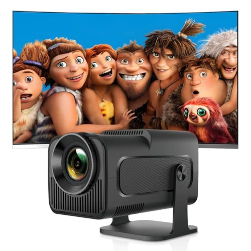 Beamer, Mini Beamer Projektor, 4k Unterstützt 1080P Full HD, Unterstützt Android 13.0 WLAN6 und BT5.2, Automatische Trapezkorrektur, 150 Zoll, 360-Grad-Flip Smart Beamer, für Phone/PC/Laptop/TV Beamer, Mini Beamer Projektor, 4k Unterstützt 1080P Full HD, Unterstützt Android 13.0 WLAN6 und BT5.2, Automatische Trapezkorrektur, 150 Zoll, 360-Grad-Flip Smart Beamer, für Phone/PC/Laptop/TV von Highspirit