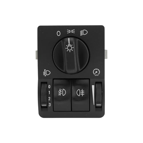 Hihaha Nummer 6240097 Scheinwerferschalter für Vauxhall Vectra B Zafira Scheinwerferdimmschalter Schwarz Hihaha Nummer 6240097 Scheinwerferschalter für Vauxhall Vectra B Zafira Scheinwerferdimmschalter Schwarz von Hihaha