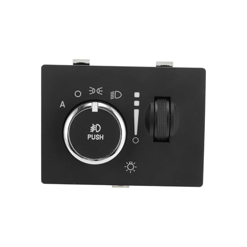 Hihaha Nummer 68189148AA/68189156AA/98258718AA Scheinwerferschalter für dodg Challenger 2014 Scheinwerfer-Dimmer-Schalter Schwarz Hihaha Nummer 68189148AA/68189156AA/98258718AA Scheinwerferschalter für dodg Challenger 2014 Scheinwerfer-Dimmer-Schalter Schwarz von Hihaha