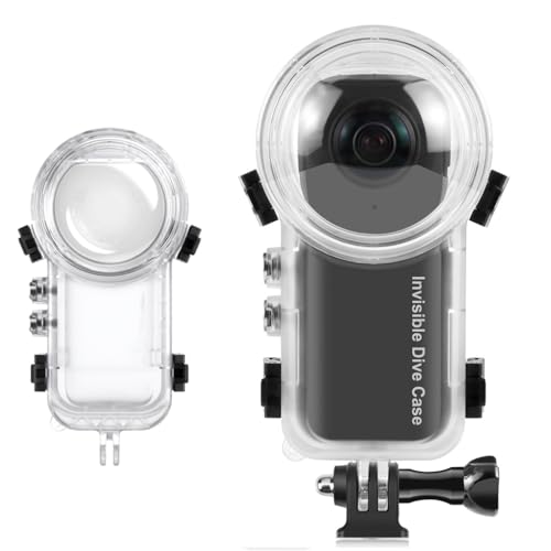 50 Meter Kamera-Tauchgehäuse für Insta360 X4 Unterwassergehäuse Gehäuse Wasserdichtes Schutzgehäuse Action Kamera Zubehör von HikTop