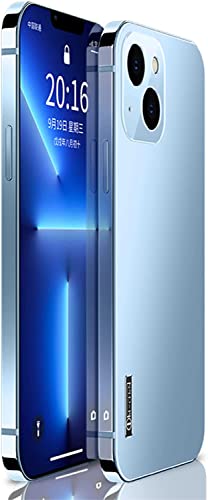 Hikaka 2022 New Sierra Blau Edelstahlrahmen Matte Hülle Multi-Color Slim Anti-Fingerprint, Geeignet für iPhone 13/13 Pro/13 Pro Max/12/12 Pro/12 Pro Max von Hikaka