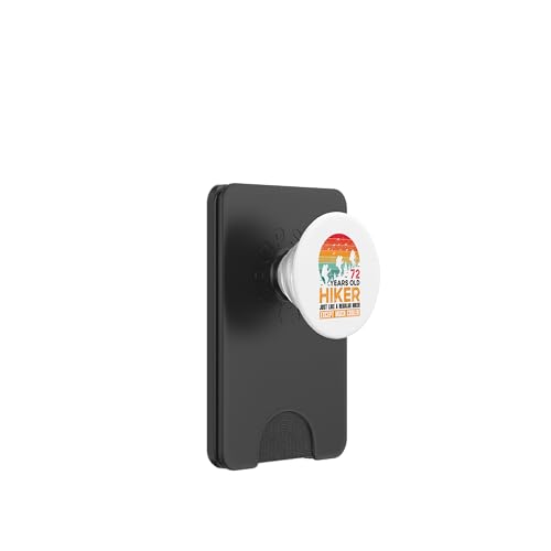 72. Geburtstag Hiker Mountain 72 Years Old Hiking Lover PopSockets PopWallet für MagSafe 72. Geburtstag Hiker Mountain 72 Years Old Hiking Lover PopSockets PopWallet für MagSafe von Hiking Birthday Designs for Hiking Lovers