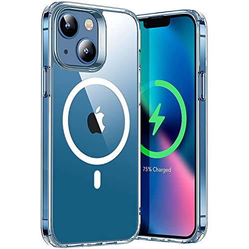 Hikissny Magnetische Silikonhülle Hülle Kompatibel mit iPhone 13 Mini Magsafe Ladegerät Silikon Handyhülle, Dünn PC Zurück TPU Anti Gelb Stoßfest Crystal Clear Case für iPhone 13 Mini Hikissny Magnetische Silikonhülle Hülle Kompatibel mit iPhone 13 Mini Magsafe Ladegerät Silikon Handyhülle, Dünn PC Zurück TPU Anti Gelb Stoßfest Crystal Clear Case für iPhone 13 Mini von Hikissny