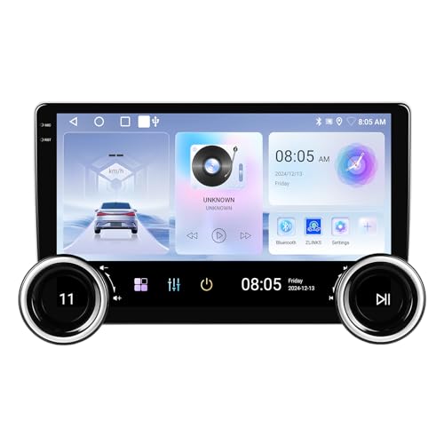 Hikity [2+64GB] Android 13 Autoradio Double Knöpfe Wireless CarPlay Android Auto Mirror Link Radio 10" IPS Touchscreen Bildschirm Radio Bluetooth4.1 Type-C Navi GPS EQ WiFi FM RDS SWC DAB(Optional) von Hikity