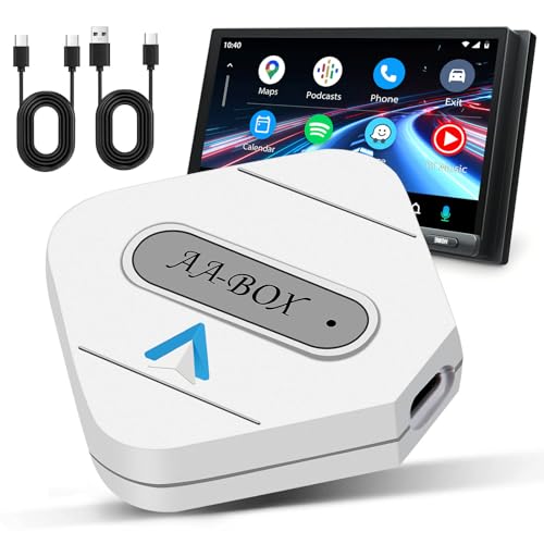 Hikity 2024 Neu Wirreless Android Auto Adapter für Autoradio Portable Wired to Wirreless Android Auto USB Adapter für Android von Hikity