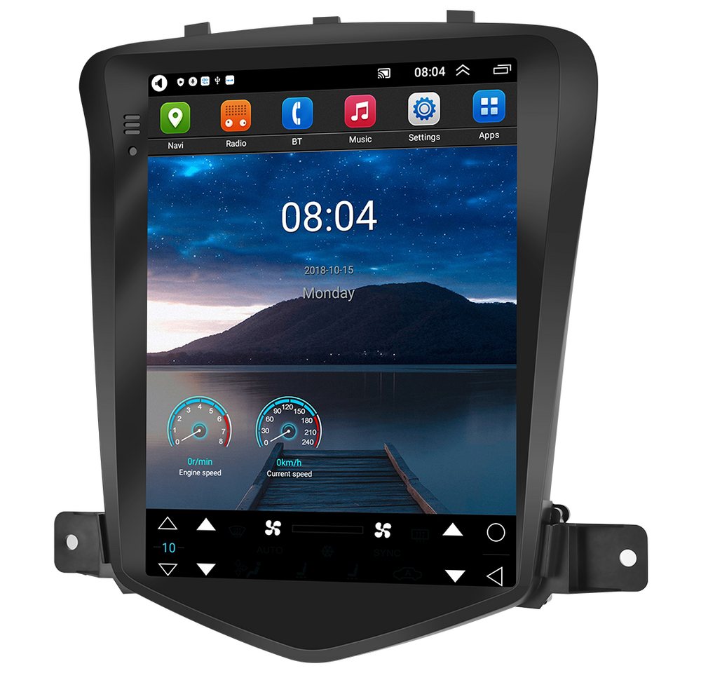 Hikity Android 10.1 Autoradio GPS 9.7 für 2009-2015 Chevrolet Cruze Autoradio (Duale Systembildverbindung wifi gps)" von Hikity
