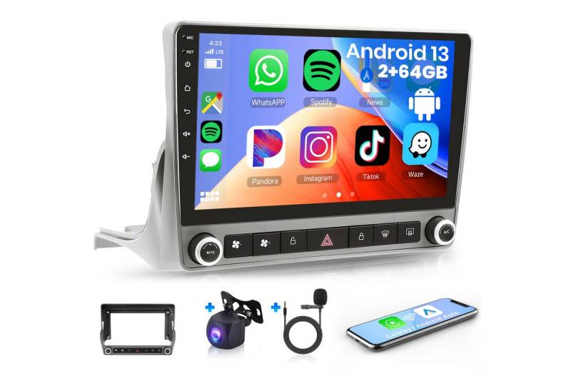 Hikity Android13.0 9 Zoll 2+64g für Chevrolet Camaro 2008-2015 Autoradio (Digitalradio (DAB) von Hikity