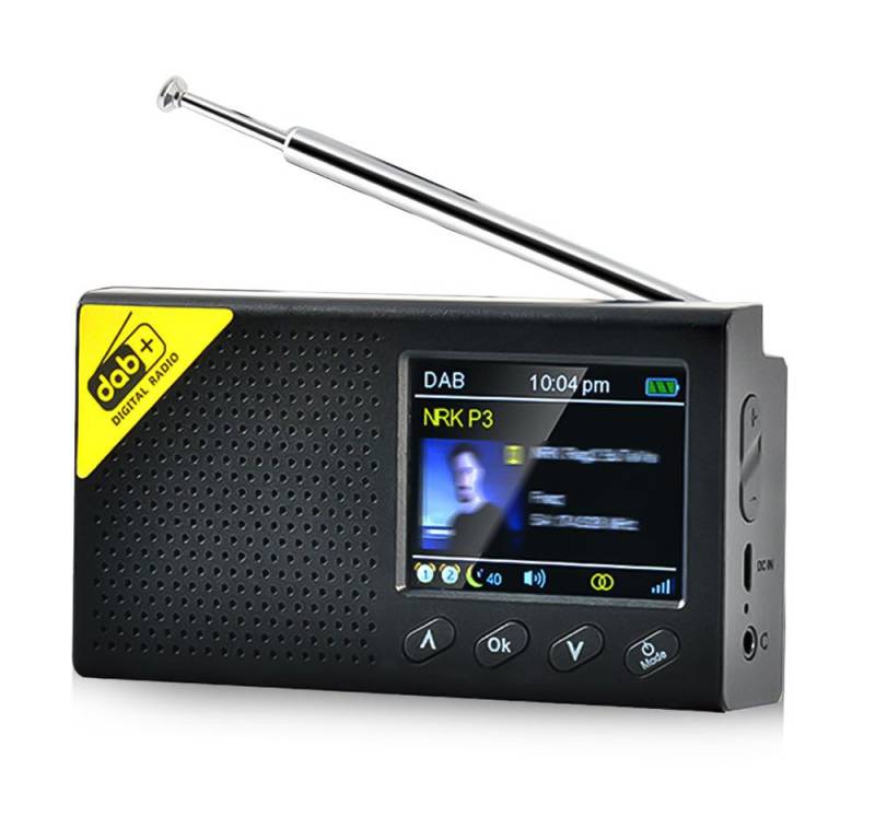 Hikity DAB/DAB+ Digitales & FM Tragbares Tragbar Radio Radio (DAB) von Hikity