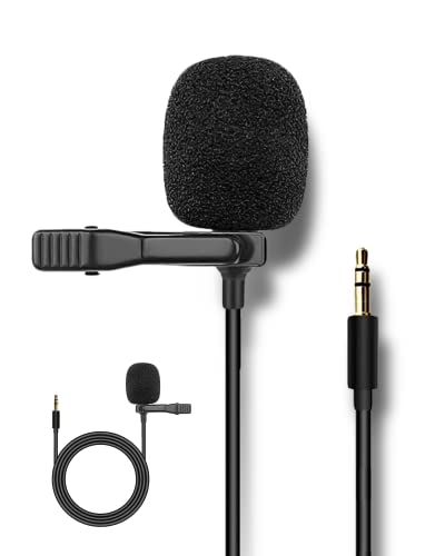 Hikity Portable 3,5 mm Mikrofon für Autoradio Auto Stereo, Audio, DVD, GPS Externes Mikrofon Bluetooth Radio Plug and Play von Hikity