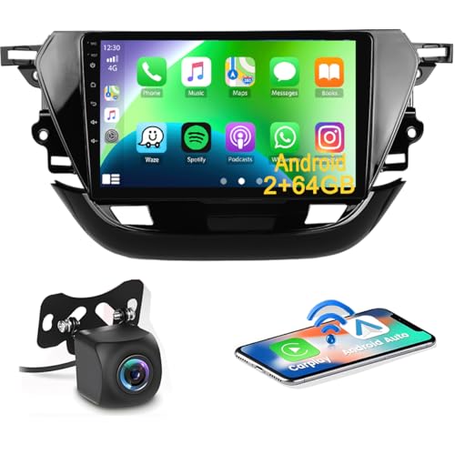für Opel Corsa 2020 2021 2022, 2+64G Hikity Autoradio Android mit Carplay Wireless Android Auto, 9 Zoll Touch Display Radio mit Bildschirm GPS Navi Bluetooth FM RDS für Opel Corsa 2020 2021 2022, 2+64G Hikity Autoradio Android mit Carplay Wireless Android Auto, 9 Zoll Touch Display Radio mit Bildschirm GPS Navi Bluetooth FM RDS von Hikity