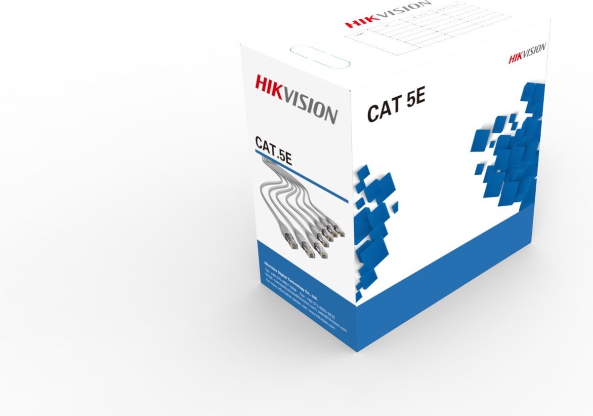 Hikvision DS-1LN5E-E/E UTP - CAT5E - Grijs - 305 Meter Hikvision DS-1LN5E-E/E UTP - CAT5E - Grijs - 305 Meter von Hikvision