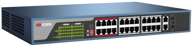 Hikvision DS-3E0326P-E Netzwerk-Switch 24 PoE-Ports 250 Meter PoE-Reichweite von Hikvision