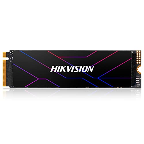 Hikvision M.2 NVMe SSD 1TB, PCIe 4.0 7450 MB/s Lesen Internes Solid State Drive, 3D NAND Interne SSD für PC-Desktop, Gaming PS5 und Videobearbeitung - G4000 von Hikvision