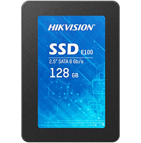 Hikvision SSD 128GB, 3D Nand 2,5 Zoll SSD Intern Festplatte SATA III 6 Gb/s, Internes Solid-State-Laufwerk Lesegeschwindigkeit bis zu 550 MB/s, kompatibel mit Laptop, PC, Desktop - E100 von Hikvision