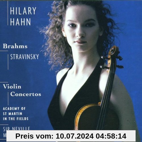 Stravinsky/Brahms: Violin Concertos von Hilary Hahn