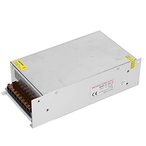 DC24V-Schalter Netzteil Treiberadapter Aluminiumlegierung Netzteil für LED-Bildschirmstreifenlicht 3D-Drucker(S-1000-24（24V/41.6A/1000W）AC170-250V) von Hililand