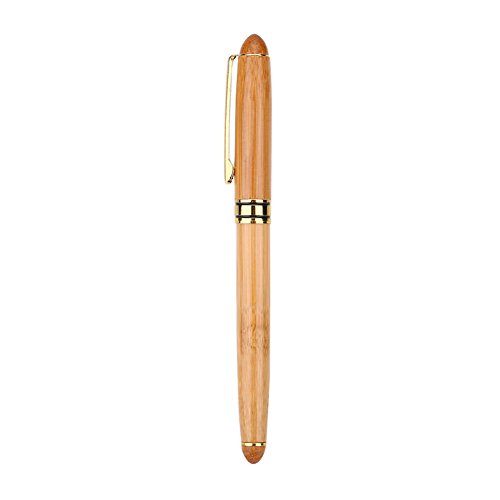 1 Stück Kalligraphie Kunst Füllfederhalter Breitfeder Stift mit Bambus Griff Meißel-spitze Feder für Schreiben Gothic Arabisch (0,7 MM Spitze ~ 2,9 MM)(1.5mm) von Hilitand