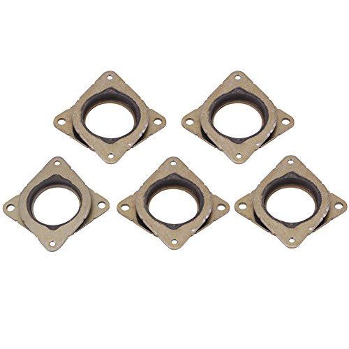 5pack Stoßdämpfer NEMA 17 Stahl 0026 Gummi Schrittmotor Schwingungsdämpfer für CNC 3D Drucker (Hinweis: Der Stil ist zufällig) von Hilitand